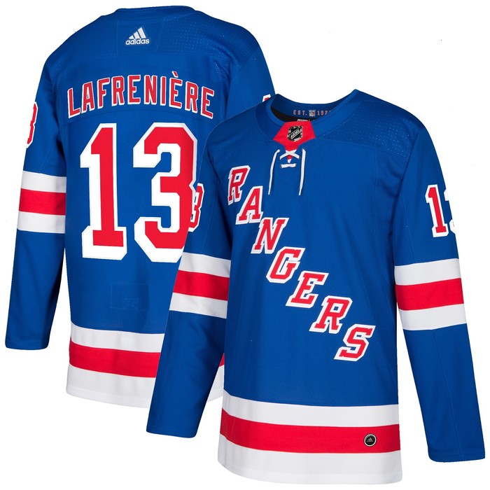 Alexis Lafreniere New York Rangers adidas Home Authentic Player Jersey - Blue