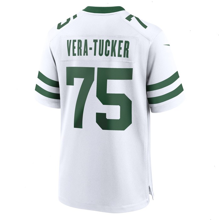 Alijah Vera-Tucker New York Jets Nike Legacy Player Game Jersey - White