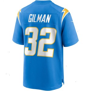 Alohi Gilman Los Angeles Chargers Nike Game Jersey - Powder Blue