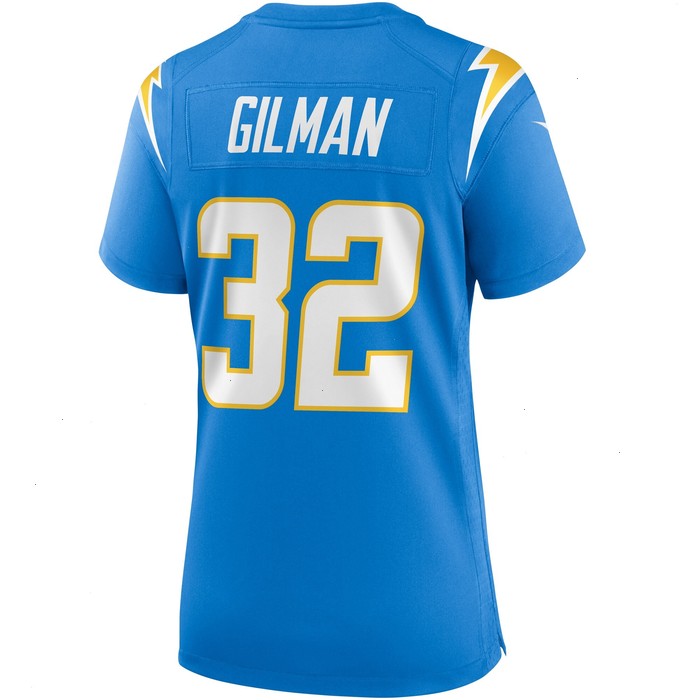 Alohi Gilman Los Angeles Chargers Nike Women's Game Jersey - Powder Blue