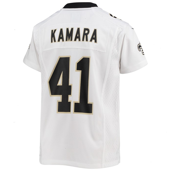 Alvin Kamara New Orleans Saints Nike Youth Game Jersey - White