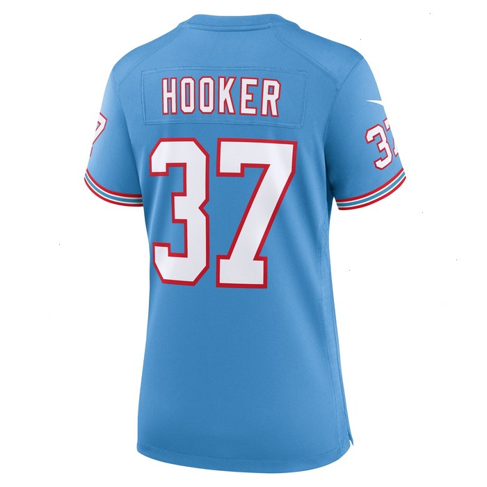 Amani Hooker Tennessee Titans Nike Women's Oilers Throwback Player Game Jersey - Light Blue