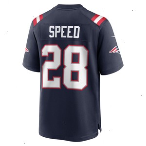 Ameer Speed New England Patriots Nike Team Game Jersey - Navy