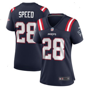 Ameer Speed New England Patriots Nike Women's Team Game Jersey - Navy