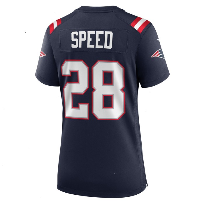 Ameer Speed New England Patriots Nike Women's Team Game Jersey - Navy