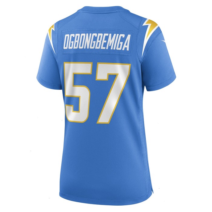 Amen Ogbongbemiga Los Angeles Chargers Nike Women's Game Player Jersey - Powder Blue