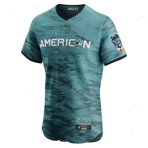 American League Nike 2023 MLB All-Star Game Vapor Premier Elite Jersey - Teal