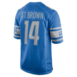 Amon-Ra St. Brown Detroit Lions Nike Game Player Jersey - Blue