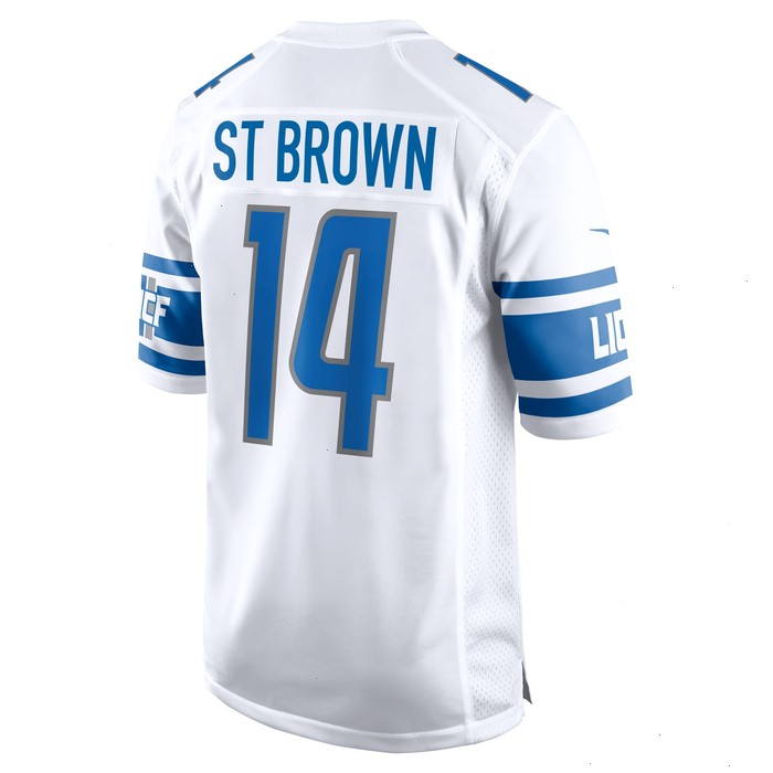 Amon-Ra St. Brown Detroit Lions Nike Player Game Jersey - White