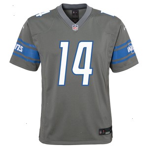 Amon-Ra St. Brown Detroit Lions Nike Youth Game Jersey - Silver