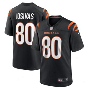 Andrei Iosivas Cincinnati Bengals Nike Team Game Jersey - Black