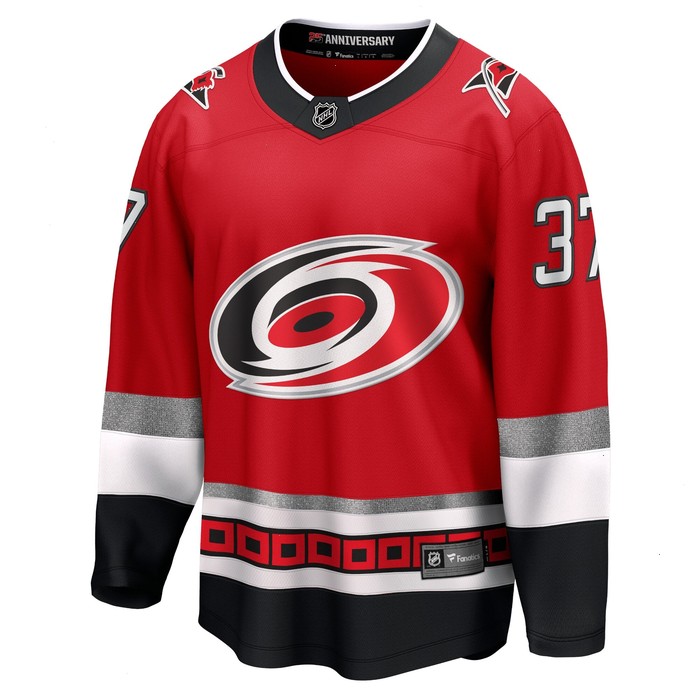 Andrei Svechnikov Carolina Hurricanes Fanatics Branded 25th Anniversary Premier Breakaway Player Jersey - Red