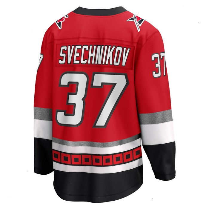 Andrei Svechnikov Carolina Hurricanes Fanatics Branded 25th Anniversary Premier Breakaway Player Jersey - Red