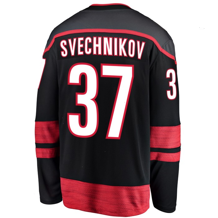 Andrei Svechnikov Carolina Hurricanes Fanatics Branded Home Premier Breakaway Player Jersey - Black