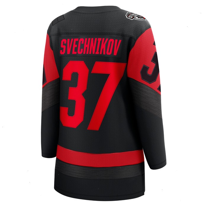 Andrei Svechnikov Carolina Hurricanes Fanatics Branded Women's 2023 NHL Stadium Series Breakaway Player Jersey - Black