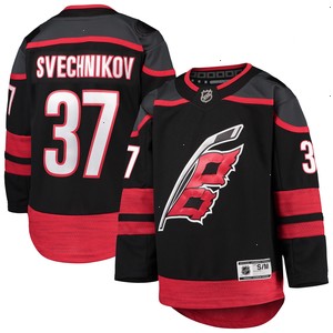 Andrei Svechnikov Carolina Hurricanes Youth Home Premier Player Jersey - Black