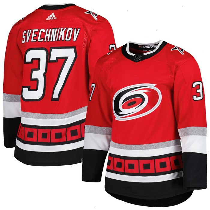 Andrei Svechnikov Carolina Hurricanes adidas Primegreen Authentic Pro Player Jersey - Red