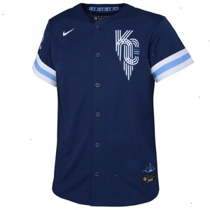 Andrew Benintendi Kansas City Royals Nike Toddler 2022 City Connect Replica Player Jersey - Navy