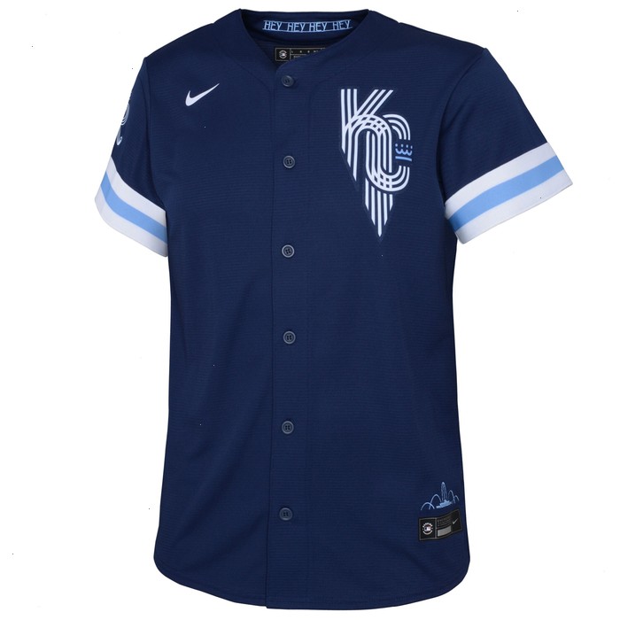 Andrew Benintendi Kansas City Royals Nike Toddler 2022 City Connect Replica Player Jersey - Navy