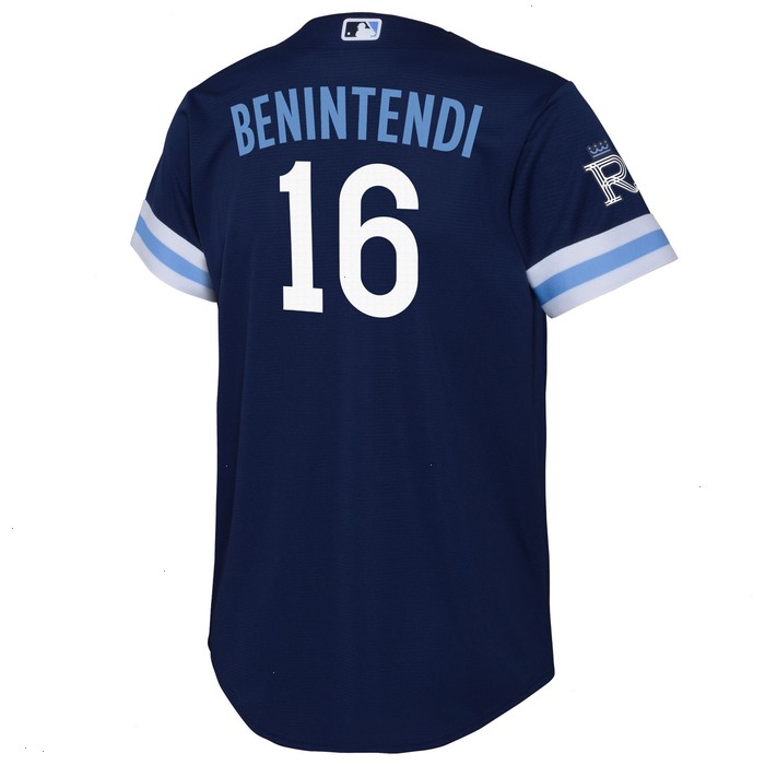 Andrew Benintendi Kansas City Royals Nike Toddler 2022 City Connect Replica Player Jersey - Navy