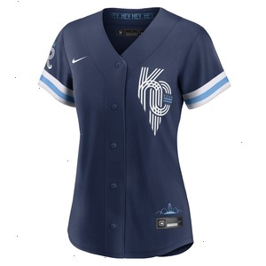 Andrew Benintendi Kansas City Royals Nike Women's 2022 City Connect Replica Player Jersey - Navy