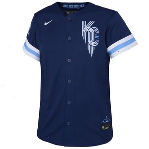 Andrew Benintendi Kansas City Royals Nike Youth 2022 City Connect Replica Player Jersey - Navy