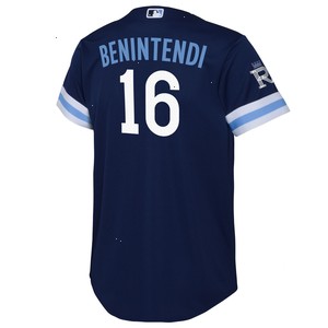 Andrew Benintendi Kansas City Royals Nike Youth 2022 City Connect Replica Player Jersey - Navy