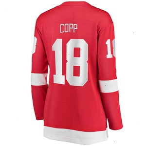 Andrew Copp Detroit Red Wings Fanatics Branded Women's Home Breakaway Player Jersey - Red