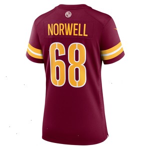 Andrew Norwell Washington Commanders Nike Women's Player Game Jersey - Burgundy