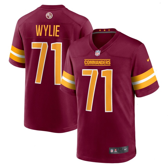 Andrew Wylie Washington Commanders Nike Game Player Jersey - Burgundy