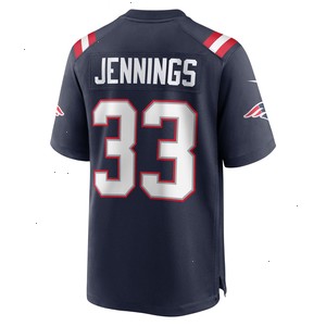 Anfernee Jennings New England Patriots Nike Team Game Jersey - Navy V1