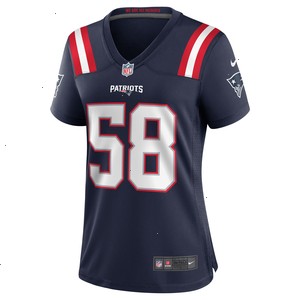 Anfernee Jennings New England Patriots Nike Women's Team Game Jersey - Navy