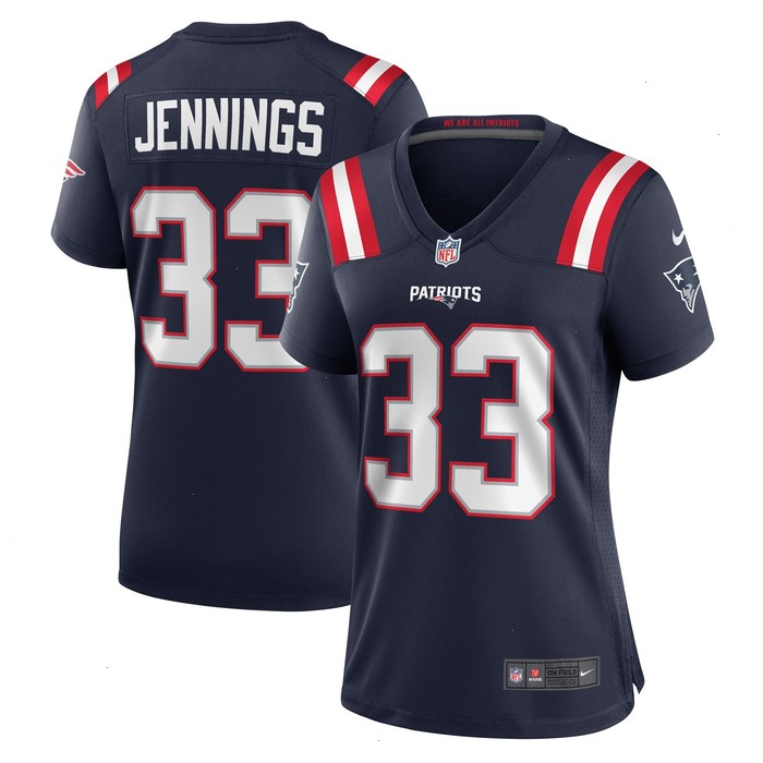 Anfernee Jennings New England Patriots Nike Women's Team Game Jersey - Navy V1