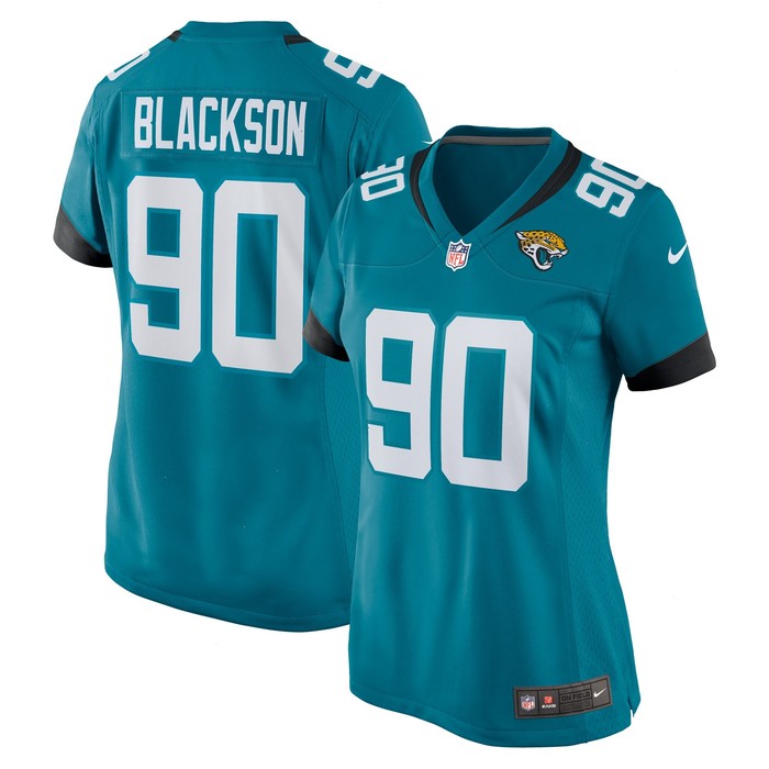 Angelo Blackson Jacksonville Jaguars Nike Women's Team Game Jersey - Teal