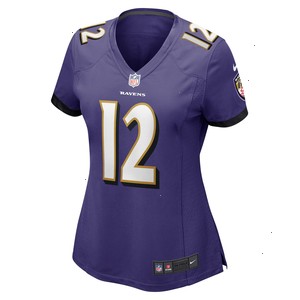 Anthony Brown Baltimore Ravens Nike Women's Player Game Jersey - Purple