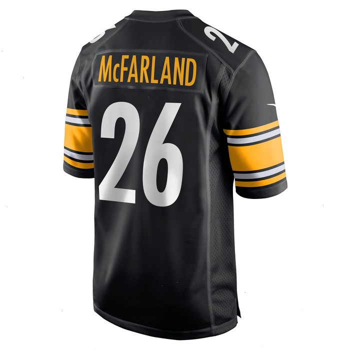 Anthony McFarland Jr. Pittsburgh Steelers Nike Game Player Jersey - Black