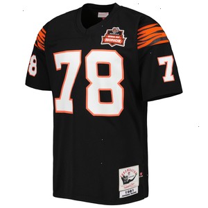 Anthony Munoz Cincinnati Bengals Mitchell & Ness 1981 Authentic Retired Player Jersey - Black