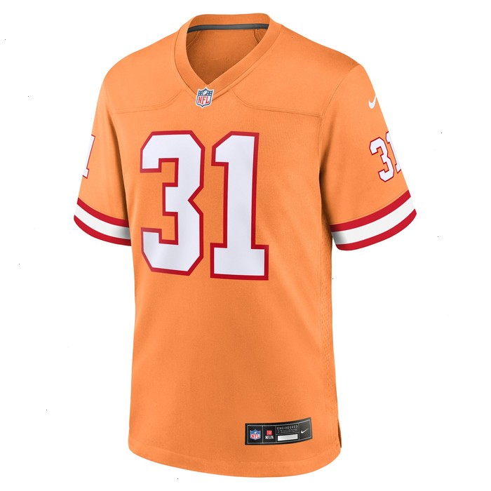 Antoine Winfield Jr. Tampa Bay Buccaneers Nike Throwback Game Jersey - Orange