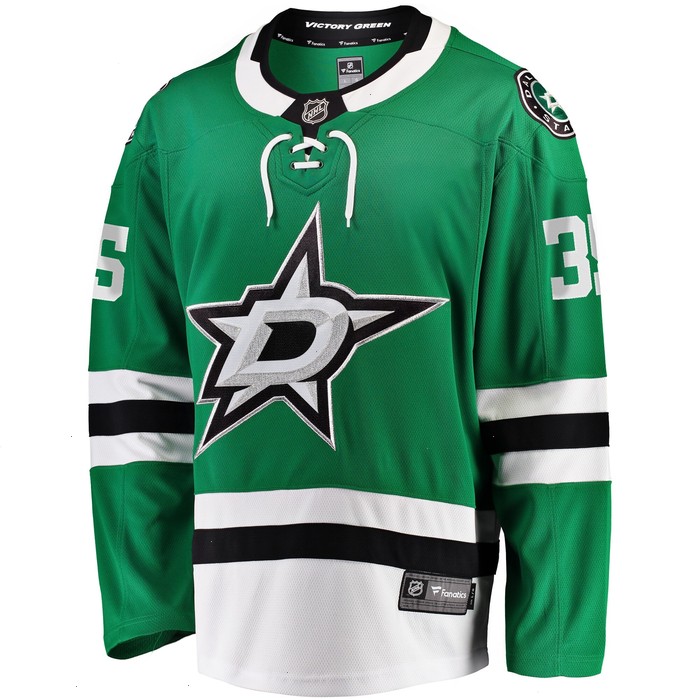 Anton Khudobin Dallas Stars Fanatics Branded Breakaway Player Jersey - Kelly Green