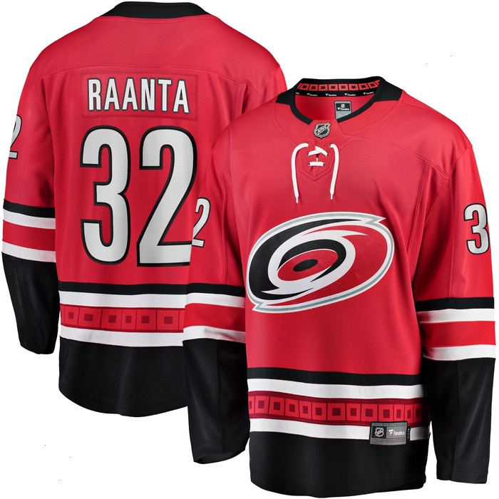 Antti Raanta Carolina Hurricanes Fanatics Branded Alternate Breakaway Player Jersey - Red