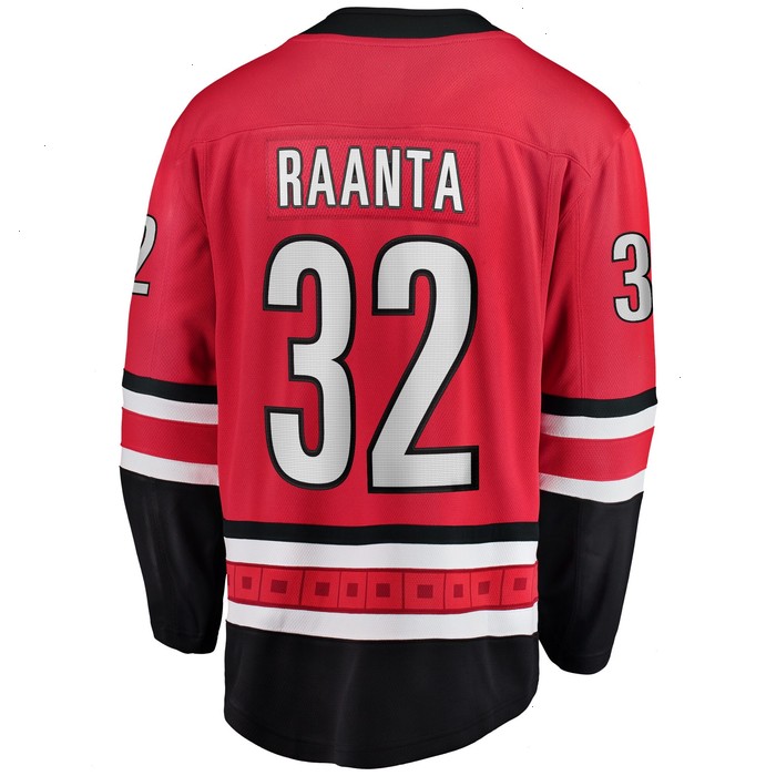 Antti Raanta Carolina Hurricanes Fanatics Branded Alternate Breakaway Player Jersey - Red