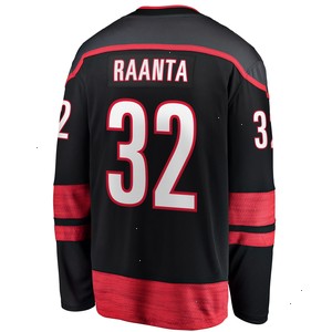 Antti Raanta Carolina Hurricanes Fanatics Branded Home Breakaway Player Jersey - Black