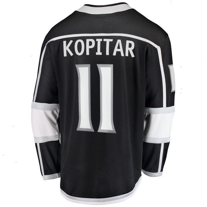 Anze Kopitar Los Angeles Kings Fanatics Branded Home Premier Breakaway Player Jersey - Black