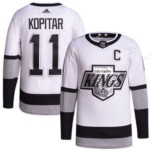 Anze Kopitar Los Angeles Kings adidas Alternate Primegreen Authentic Pro Player Jersey - White