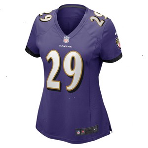 Ar'Darius Washington Baltimore Ravens Nike Women's Player Game Jersey - Purple