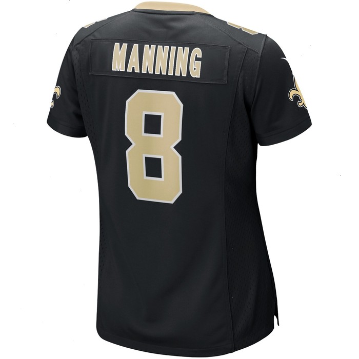 Archie Manning New Orleans Saints Nike Women's Game Retired Player Jersey - Black