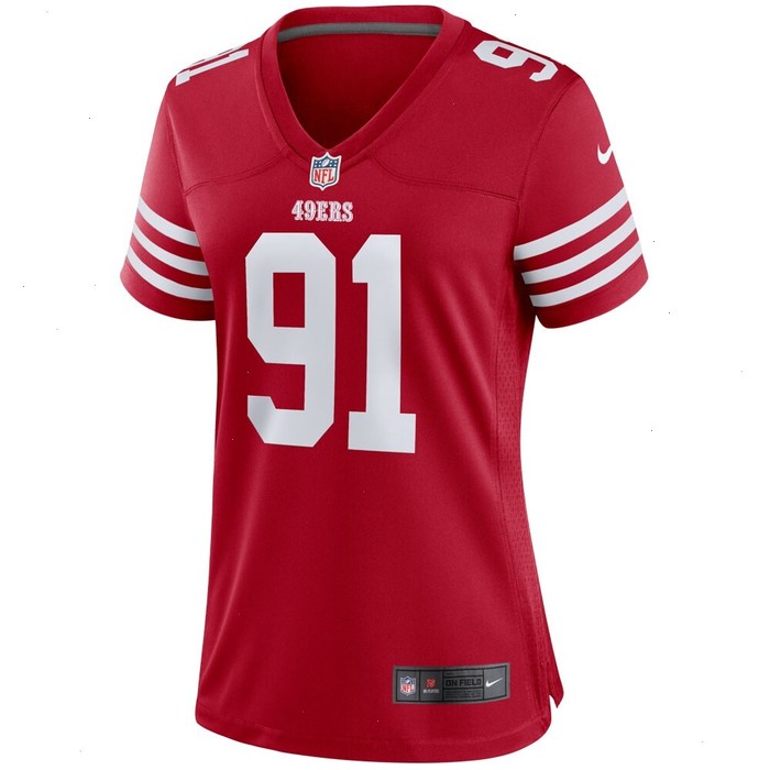 Arik Armstead San Francisco 49ers Nike Women's Player Game Jersey - Scarlet