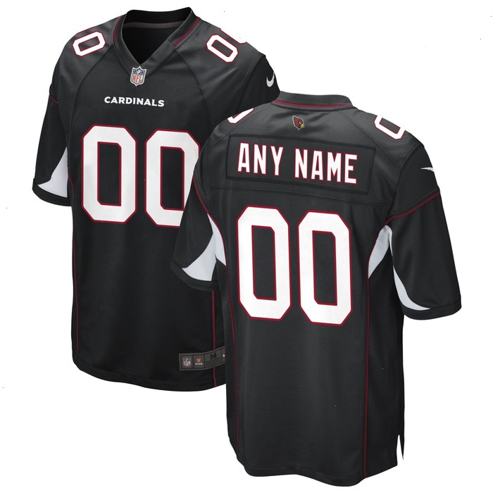 Arizona Cardinals Nike Alternate Custom Game Jersey - Black