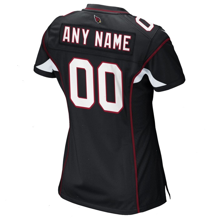 Arizona Cardinals Nike Women's Alternate Custom Game Jersey - Black