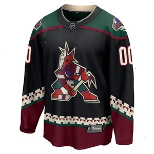 Arizona Coyotes Fanatics Branded 2021/22 Home Breakaway Custom Jersey - Black